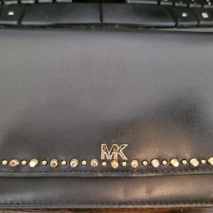 Black MK wallet crossbody